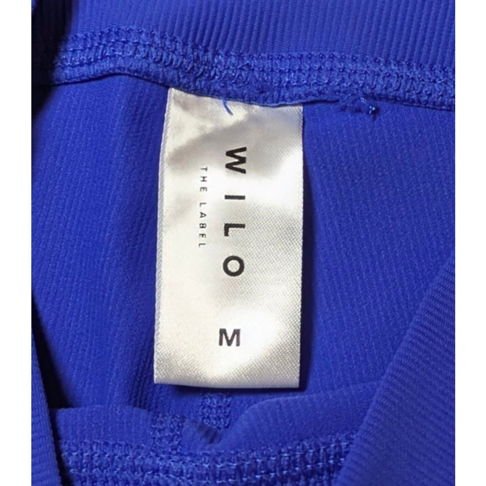 Wilo The Label Colorblock Leggings Blue Red Gray High Rise M - Picture 3 of 4